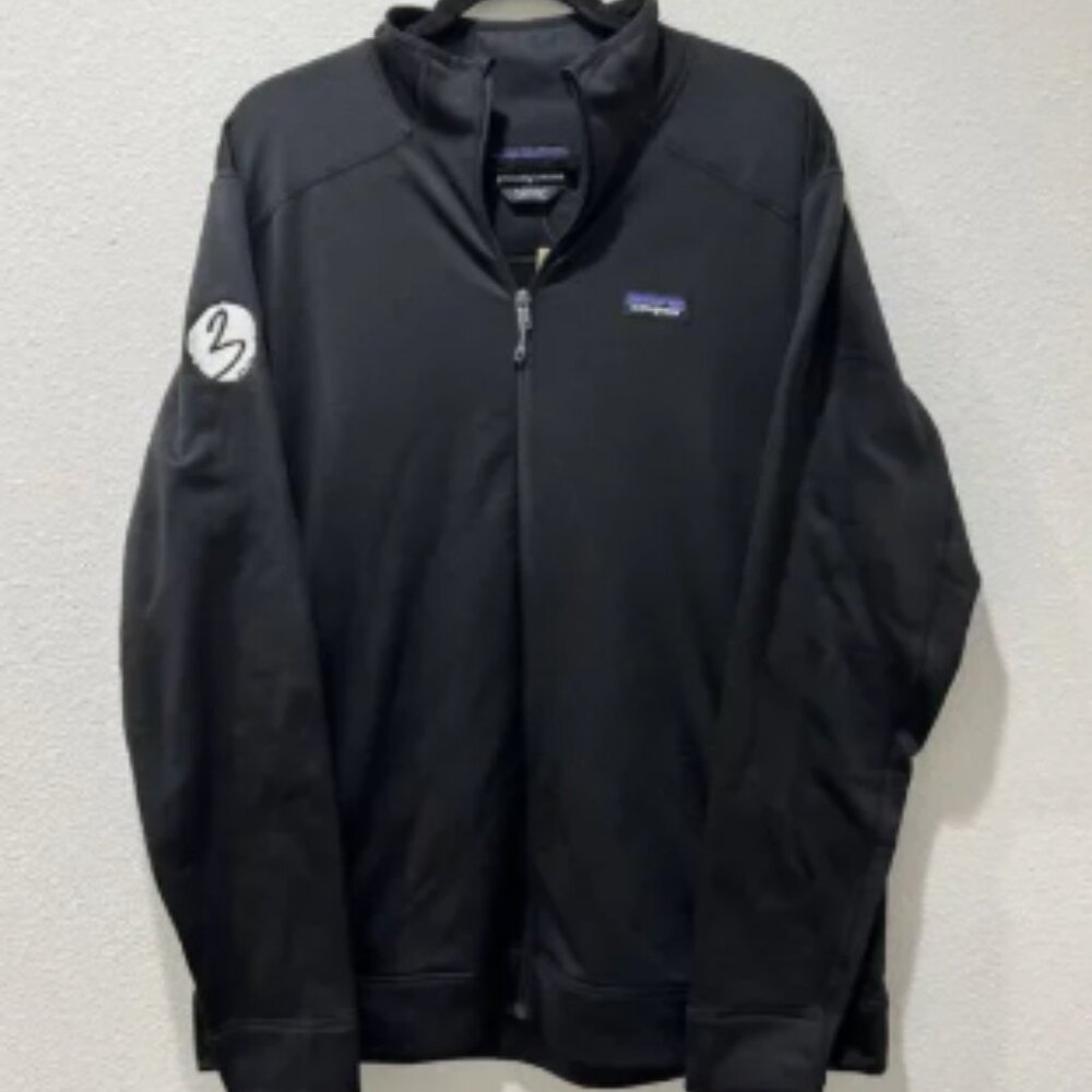 Patagonia Men’s Sz XL Black Crosstrek HYBRID Full Zip Jacket Polartec Hike NEW